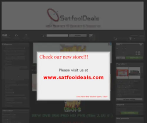Satfooldeals.co.uk(Satfool Deals) Screenshot