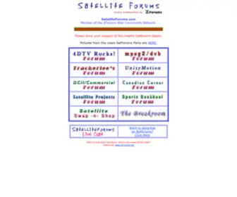 Satforums.com(Satellite Forums) Screenshot