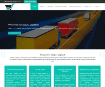 Satgurulogitech.com(Your Logistics Partner) Screenshot