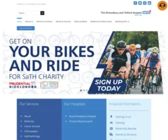 Sath.nhs.uk(Shrewsbury and Telford Hospital NHS Trust (SaTH)) Screenshot