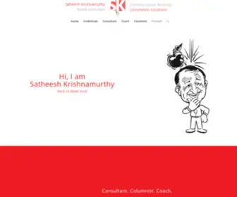 Satheeshkrishnamurthy.com(Brand and Marketing Consultant) Screenshot