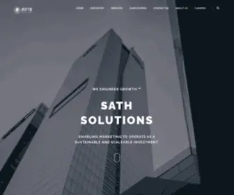 Sathsolutions.com(SATH Solutions) Screenshot