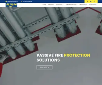 Satiates.in(Construction chemicals & Passive Fire Protection Contractor) Screenshot