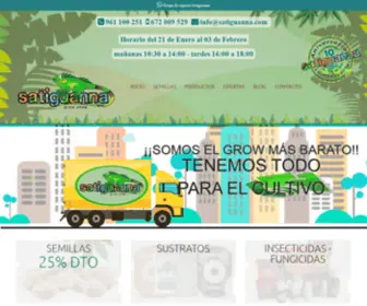 Satiguanna.com(El grow más barato) Screenshot