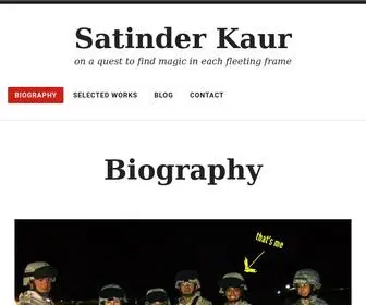 Satikaur.com(On a quest to find magic in each fleeting frame) Screenshot