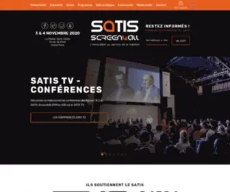 Satis-Expo.com(Le SATIS) Screenshot