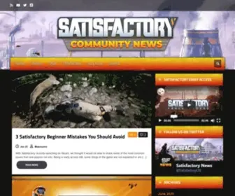 Satisfactorynews.com(Satisfactory News) Screenshot