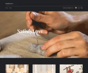 Satisfylove.com(Felt Ornaments) Screenshot