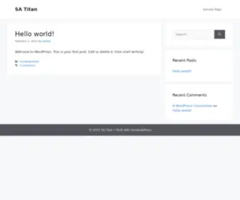 Satitan.com(SA Titan) Screenshot