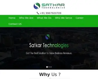 Satkar-Tech.com(Satkar Tech) Screenshot