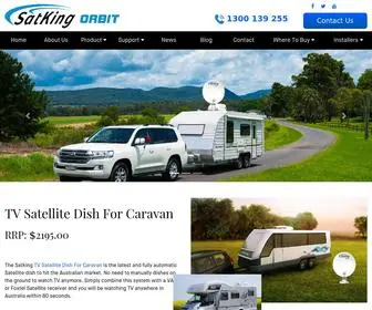 Satkingorbit.com.au(Best TV Satellite Dish for Caravan in Australia) Screenshot