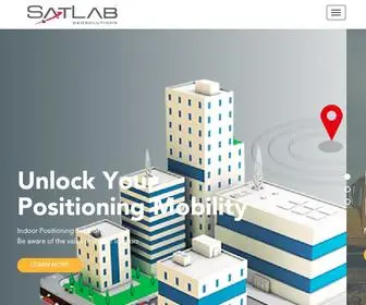 Satlab.com.se(Global Satellite Positioning Solutions) Screenshot