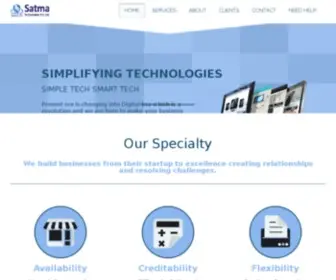 Satmatechnologies.com(Satmatechnologies) Screenshot