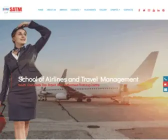 Satmiata.in(Best Aviation courses Institute for MBA BBA IATA) Screenshot