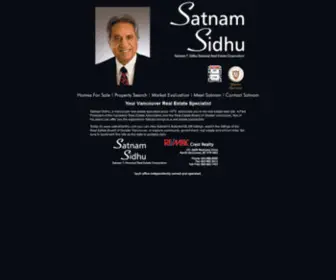 Satnamsidhu.com(Real estate) Screenshot