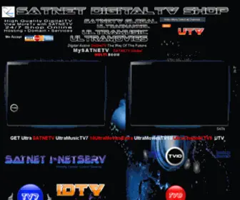 Satnet.net.nz(SATNET Digital TV Shop High Quality Free TV Digital Satellite and Terrestrial IDTV Internet Receivers view More TV with SATNETV) Screenshot