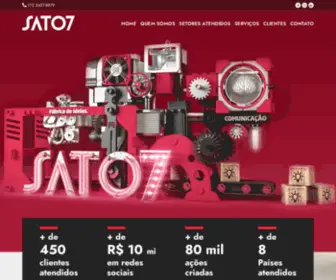Sato7.com.br(Sato 7) Screenshot