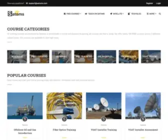 Satoms.com(Free Online Training Courses) Screenshot