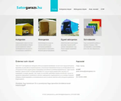 Satorgarazs.hu(Autógarázs) Screenshot