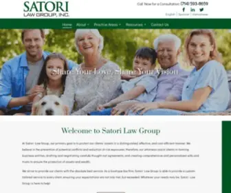 Satorilaw.com(Satori Law Group) Screenshot