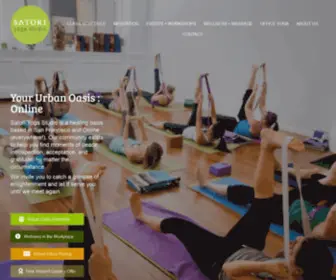 Satoriyogastudio.com(Satori Yoga Studio) Screenshot