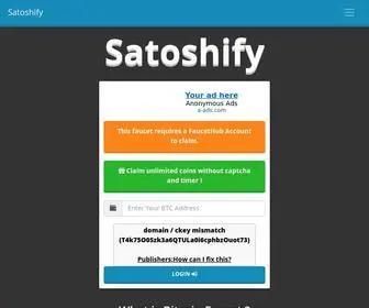 Satoshify.ml(satoshify) Screenshot