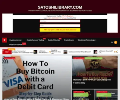 Satoshilibrary.com(Satoshi Library) Screenshot