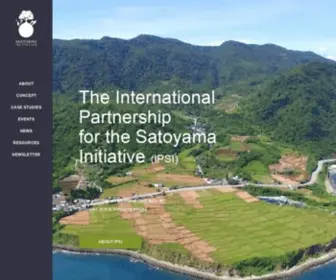 Satoyama-Initiative.org(International Partnership for the Satoyama Initiative) Screenshot