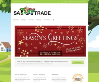 Satoytrade.co.za(SA Toy Trade) Screenshot