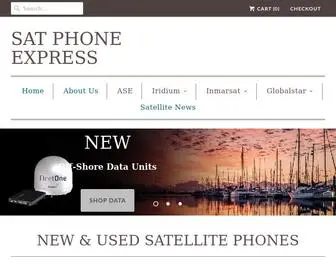 Satphoneexpress.com(Sat Phone Express) Screenshot