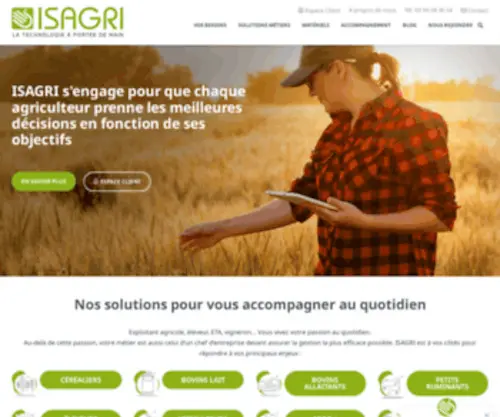 Satplan.fr(Logiciels et matériel pour le monde agricole) Screenshot