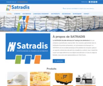 Satradis.com(Importation de produits alimentaires au Mali) Screenshot