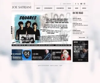 Satriani.com(Joe Satriani) Screenshot