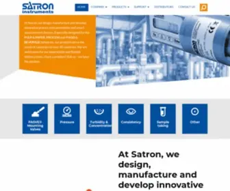 Satron.com(Instruments for the industry) Screenshot