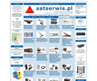 Satserwis.pl(Sklep internetowy oferujacy sprzet zwiazany z telewizja naziemna) Screenshot