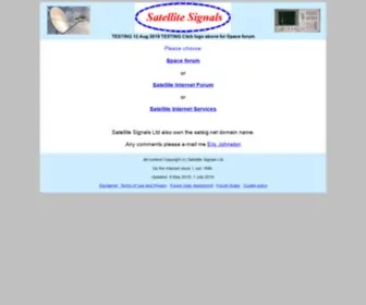 Satsig.com(Space and Satellite Communications forum) Screenshot