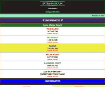 Satta-Matka.org(SATTA MATKA) Screenshot
