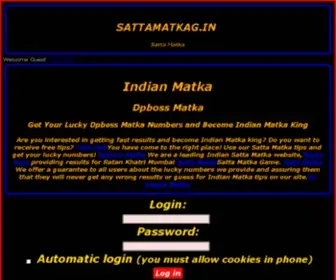 Sattamatkag.in(Kalyan Satta) Screenshot