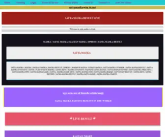 Sattamatkawin.in.net(Desawar Gali Ghaziabad Faridabad Delhi king) Screenshot