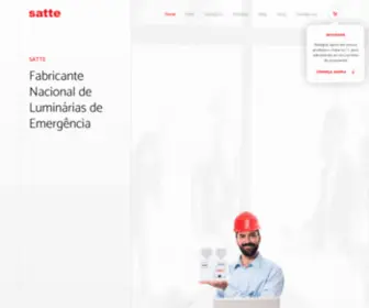 Satte.com.br(Luminárias) Screenshot