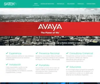 Sattek.com.co(Servicios Administrados de TI Medellin) Screenshot