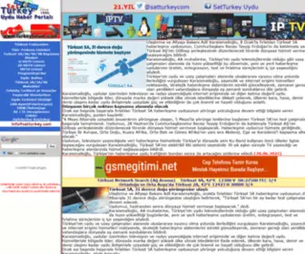 Satturkey.com(Uydu Haber Sitesi) Screenshot