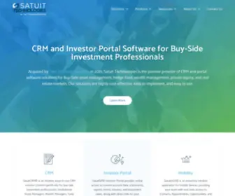 Satuit.com(Asset Management CRM Software) Screenshot