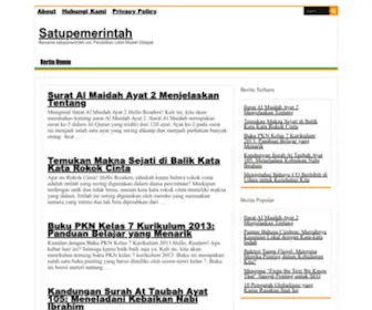 Satupemerintah.net(My Be safe) Screenshot