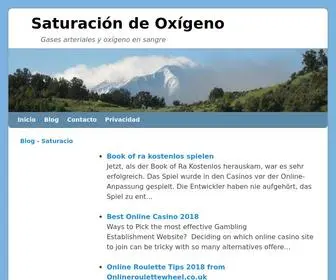 Saturaciondeoxigeno.com(Saturacion de Oxigeno en sangre) Screenshot