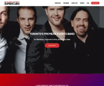 Saturdaynightsuperstars.com(Toronto Wedding Band) Screenshot