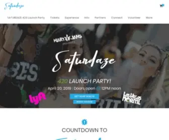 Saturdazelasvegas.com(The Ultimate Las Vegas Party) Screenshot
