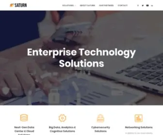 Saturnb2B.com(Infrastructure, Data Management, Analytics) Screenshot