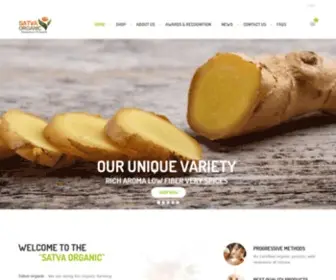 Satvaorganic.com(Reverence of Nature) Screenshot