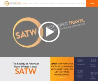 Satw.org(Society of American Travel Writers) Screenshot